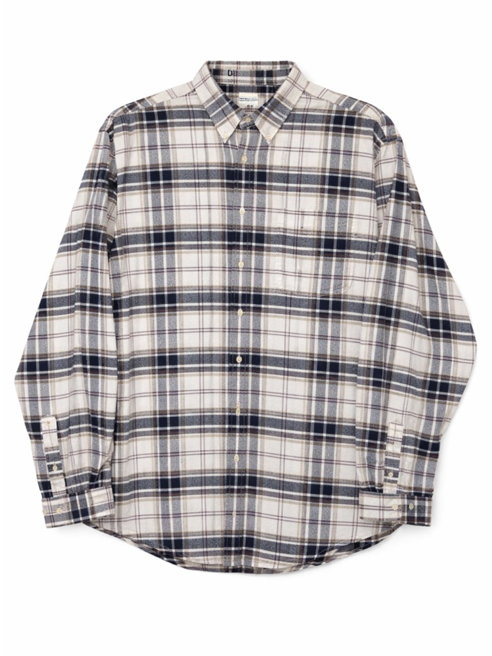 Eddie Bauer Plaid Flannel Button Down Shirt Men’s XL
